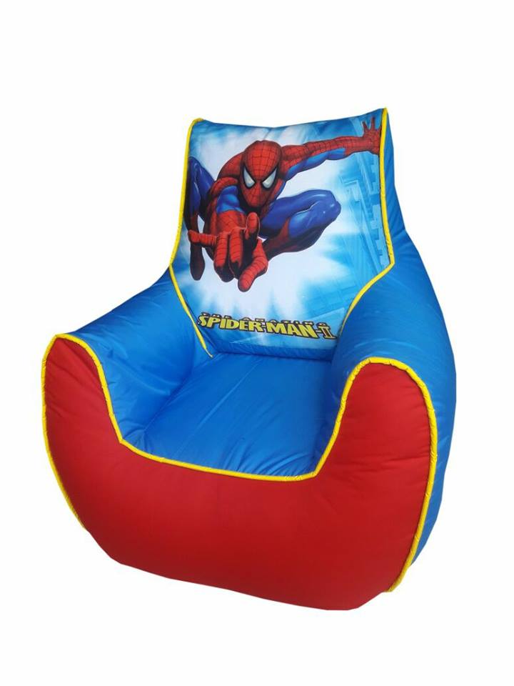 Spider Man Kids Bean Bag Sofa