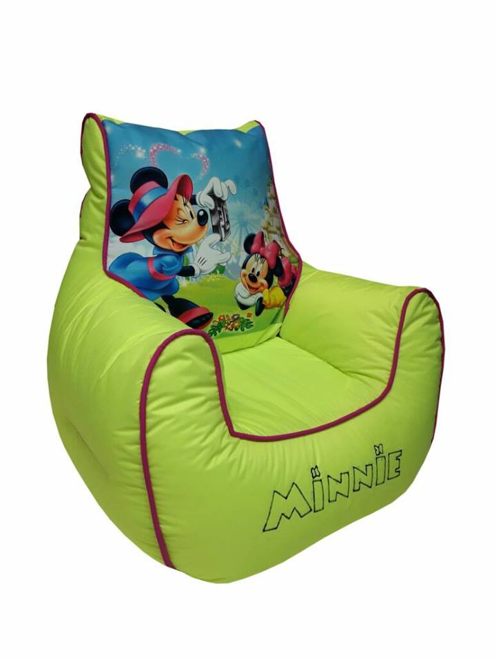 Minnie 2 Kids Bean Bag Sofa