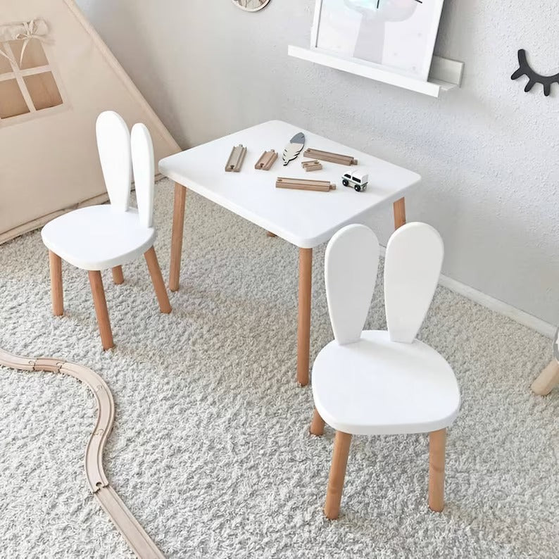 Bunny Rabbit Table & Chairs